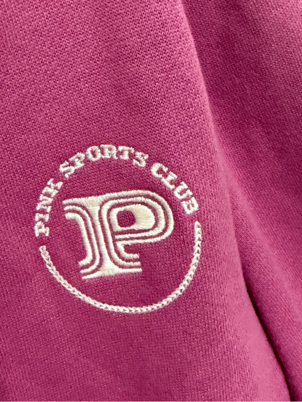 PINK Victoria's Secret Crop Sports Club Varsity Jacket - Picture 6 of 14